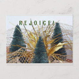 聖降誕祭お目出度う子どもは木生まれ々だ シーズンポストカード