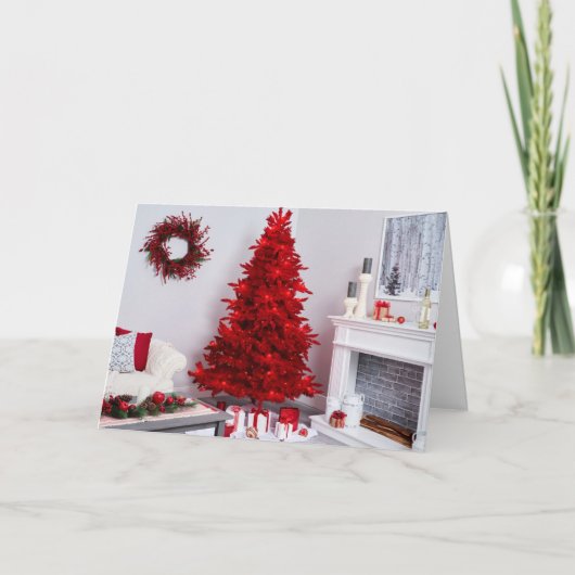 **聖降誕祭お目出度う季節だ** シーズンカード (正面)