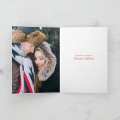 「聖降誕祭お目出度う年と気の毒な新年」 シーズンカード (内部)