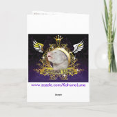 聖降誕祭お目出度う旧世界産サンタ シーズンカード (裏面)