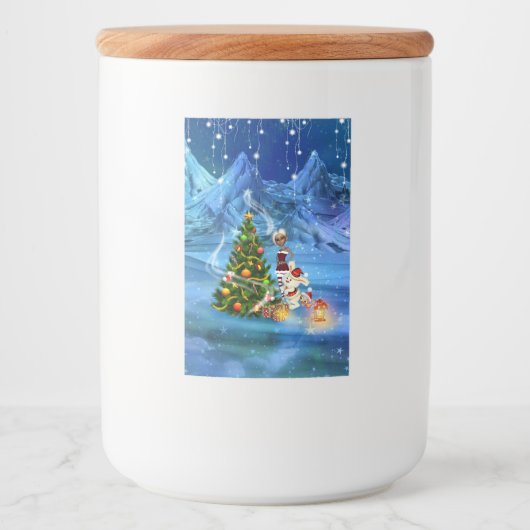 聖降誕祭お目出度う者は可愛い友よ フードラベル (正面)