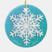 聖降誕祭お目出度う！おめでとう！ セラミックオーナメント (裏面)