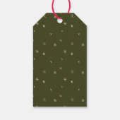 「聖降誕祭お目出度う」エバーグリーン・ギフトラベル ギフトタグ (裏面)