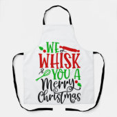 聖降誕祭お目出度う エプロン (正面)