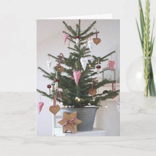 **聖降誕祭お目出度う** カード (正面)