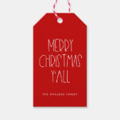 聖降誕祭お目出度う ギフトタグ (正面)