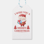 聖降誕祭お目出度う ギフトタグ (正面)