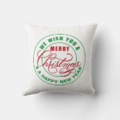 聖降誕祭お目出度う クッション (裏面)