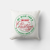 聖降誕祭お目出度う クッション (正面)