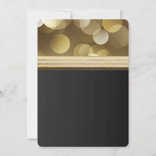 聖降誕祭お目出度う、クリスマスツリーパーティー 招待状 (裏面)