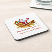 聖降誕祭お目出度う コースター (左側)