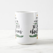 聖降誕祭お目出度う コーヒーマグカップ (中央)