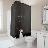 聖降誕祭お目出度う シャワーカーテン (インサイチュ)