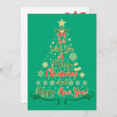 聖降誕祭お目出度う シーズンカード (正面/裏面)