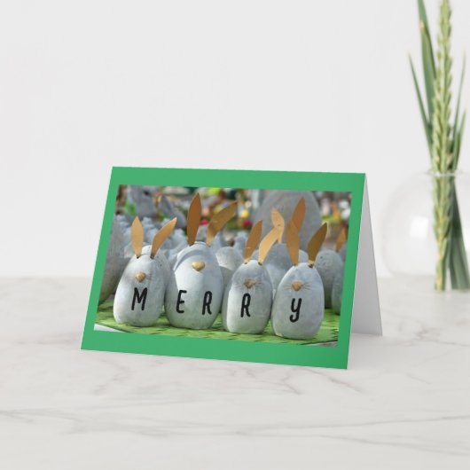 聖降誕祭お目出度う シーズンカード (正面)