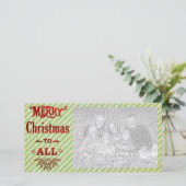 聖降誕祭お目出度う シーズンカード (スタンド正面)