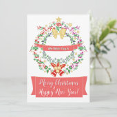 聖降誕祭お目出度う シーズンカード (スタンド正面)