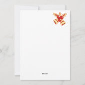 聖降誕祭お目出度う シーズンカード (裏面)