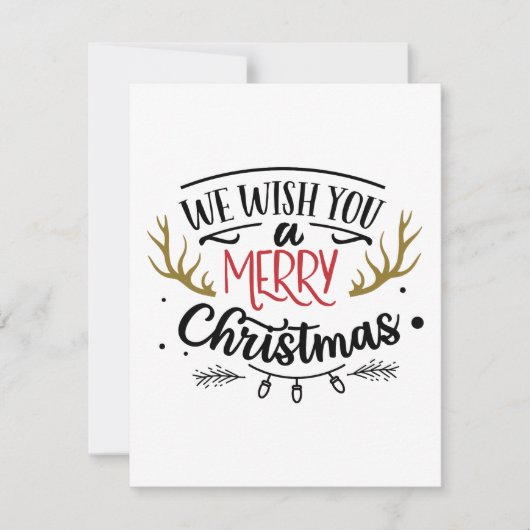 聖降誕祭お目出度う シーズンカード (正面)