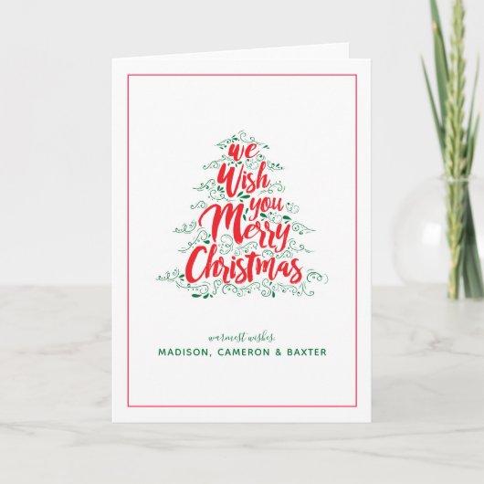 聖降誕祭お目出度う シーズンカード (正面)