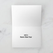 聖降誕祭お目出度う シーズンカード (内部)