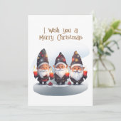 聖降誕祭お目出度う シーズンカード (スタンド正面)