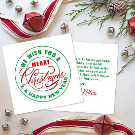 聖降誕祭お目出度う シーズンカード