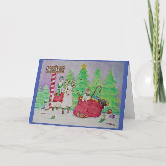 聖降誕祭お目出度う シーズンカード (正面)