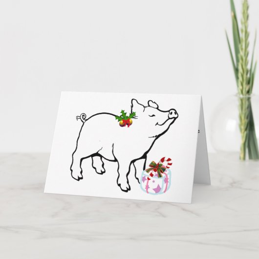 聖降誕祭お目出度う シーズンカード (正面)