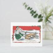 聖降誕祭お目出度う シーズンポストカード (スタンド正面)