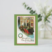 聖降誕祭お目出度う シーズンポストカード (スタンド正面)