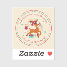 聖降誕祭お目出度う シール