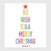 聖降誕祭お目出度う シール (シート)