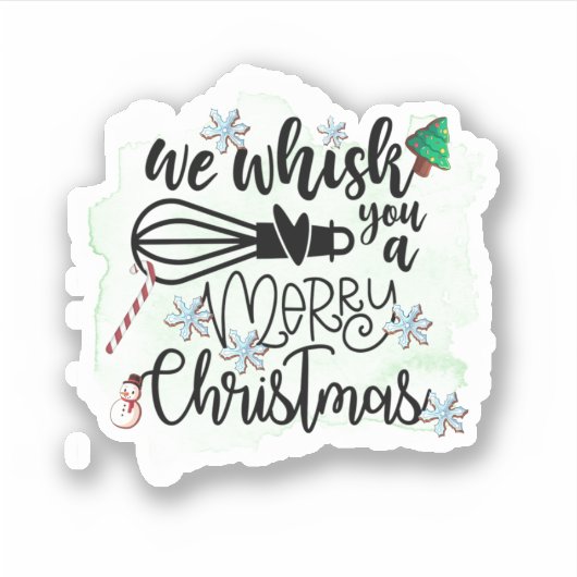 聖降誕祭お目出度う シール (正面)