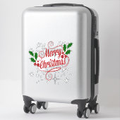 聖降誕祭お目出度う シール (スーツケース)