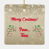 聖降誕祭お目出度う セラミックオーナメント (裏面)