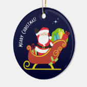 聖降誕祭お目出度う セラミックオーナメント (左)