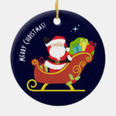 聖降誕祭お目出度う セラミックオーナメント (裏面)