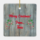 聖降誕祭お目出度う セラミックオーナメント (裏面)