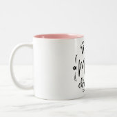 聖降誕祭お目出度う ツートーンマグカップ (左)