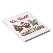 聖降誕祭お目出度う ノートパッド (アングル)