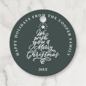 聖降誕祭お目出度う フェイバータグ (正面)