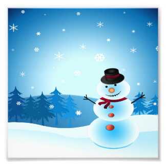 聖降誕祭お目出度う フォトプリント           