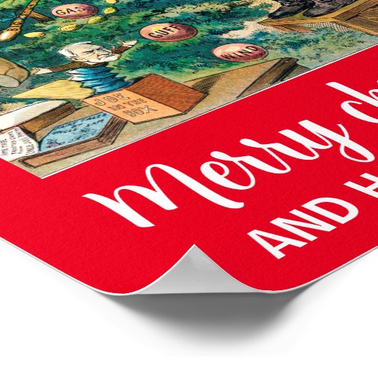 聖降誕祭お目出度う ポスター (角)