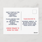 聖降誕祭お目出度う ポストカード (裏面)