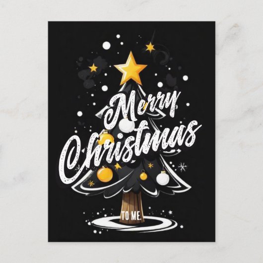 聖降誕祭お目出度う ポストカード (正面)