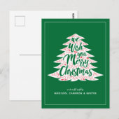 聖降誕祭お目出度う ポストカード (正面/裏面)