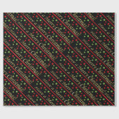 聖降誕祭お目出度う ラッピングペーパー (フラット)