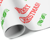 「聖降誕祭お目出度う！」 ラッピングペーパー (ロールコーナー)