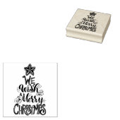 聖降誕祭お目出度う ラバースタンプ (押印)